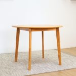 TRICIA 4 Seater Round Dining Set-Natural - Image 6