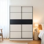 NOBLE 4'x6' Sliding Door Wardrobe-White - Image 2
