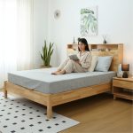 OGAKI Queen Full Solid Wood Bed Frames-Natural - Image 3