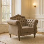 POLGARA 123 Seater Chesterfield Sofa-Brown - Image 8