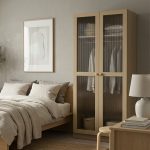 ROXANNE 2 Door Acrylic Panel Wardrobe-Oak - Image 2
