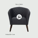 RAYMOND Lounge Chair-Grey - Image 6