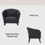 RAYMOND Lounge Chair-Grey - Image 4