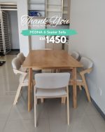 MIDNA 6 Seater Dining Set-Cushion Seat - Image 11