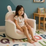 YOKO Fleece Fabric Kids Sofa-3 Designs - Image 2