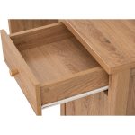 RHODA 120cm Study Desk With Hutch-Oak - Image 4