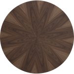 LUCA 4 Seater Round Dining Set-Cocoa - Image 2