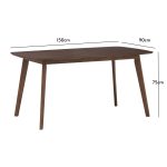MAISIE 6 Seater Dining Set-Cocoa - Image 6