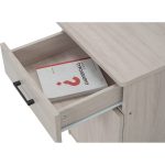 DUBLIN 1 Drawer Bedside Table-Light Oak - Image 3