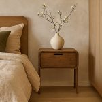 AGOS Wooden Bedside Table-Cocoa - Image 2