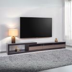 33129-HCBK 206 / 310cm Hall Cabinet - Black / Grey