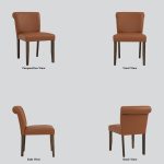 SUKI 4 Seater Dining Set-Toffee PU - Image 6