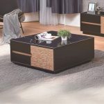 33140-CTBK L90 x W90cm Coffee Table - Black / RoseGold
