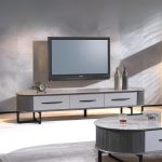 90191-HCGY 200cm Hall Cabinet - Grey