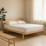 NARUTO Queen Size Wooden Bed Frame-Natural