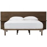 PROTO Queen Size Panel Headboard Bed Frame-Cocoa - Image 6
