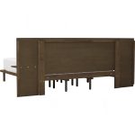 PROTO Queen Size Panel Headboard Bed Frame-Cocoa - Image 8
