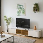 MORRIGAN Expandable Sintered Stone TV Cabinet