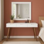 BLANCO 120cm Dressing Table Set-White - Image 8