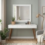 BLANCO 120cm Dressing Table Set-White