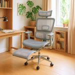 C668 High Back Ergonomic Chair-Grey - Image 3