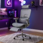 C668 High Back Ergonomic Chair-Grey - Image 2