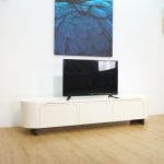 HILDA 200/240cm Rounded Corners TV Cabinet-White - Image 8