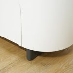 HILDA 200/240cm Rounded Corners TV Cabinet-White - Image 7