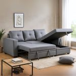 HARRIS Storage Sofa Bed-Grey