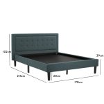 HAYDEN Queen Size Bed Frame-Green - Image 3