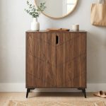 HECATE 80cm Shoe Cabinet-Walnut