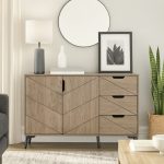 HECATE 120cm Sideboard-Sonoma Oak