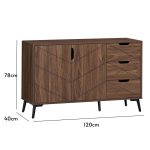 HECATE 120cm Sideboard-Walnut - Image 4