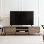 HECATE 180cm 2 Door TV Cabinet-Sonoma Oak