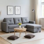 HARRIS Storage Sofa Bed-Grey - Image 2