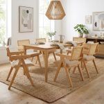 KAIRA 6 Seater Dining Set-Natural