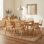 KAIRA 6 Seater Dining Set-Natural - Image 2
