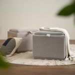 KOTA Storage Ottoman Pouf-2 Colors
