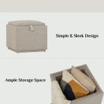 KOTA Storage Ottoman Pouf-2 Colors - Image 11