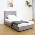 LINER Super Single Divan Bed Frame-Grey - Image 4