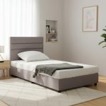 LINER Super Single Divan Bed Frame-Grey