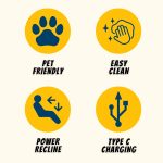 CLORIS Pet Frienldy Power Recliner-Beige - Image 5