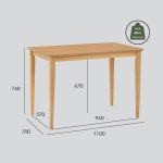 MIDNA 6 Seater Dining Set-Solid Seat - Image 3