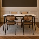 MILJA Sintered Stone 4 Seater Dining Set - Image 2