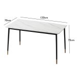 MILJA Sintered Stone 4 Seater Dining Set - Image 5