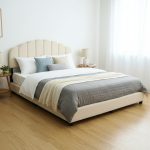NITARA Queen Size Divan Bed Frame-Beige