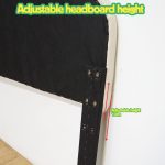 NITARA Queen Size Divan Bed Frame-Beige - Image 12