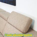 ROSALIND L Shaped Pet Friendly Sofa-Peanut - Image 5