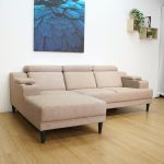 ROSALIND L Shaped Pet Friendly Sofa-Peanut - Image 10