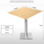 [Custom Made] SAVOR Square Cafe Table - Image 5